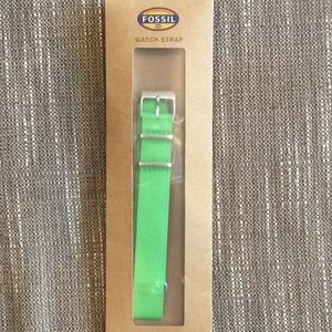 Fossil 18mm Green Field Watch Strap